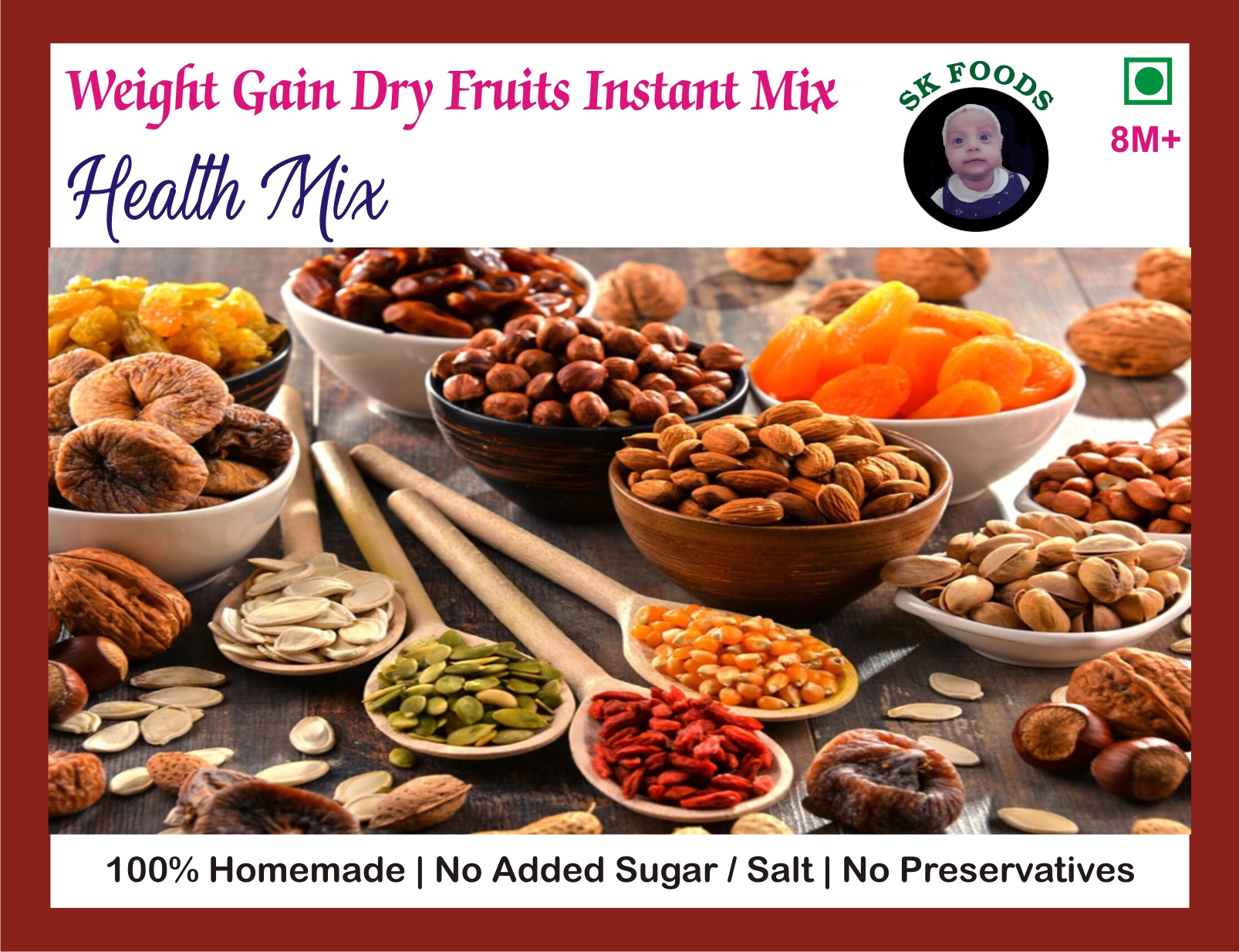 Weight Gain Dry Fruits Mix